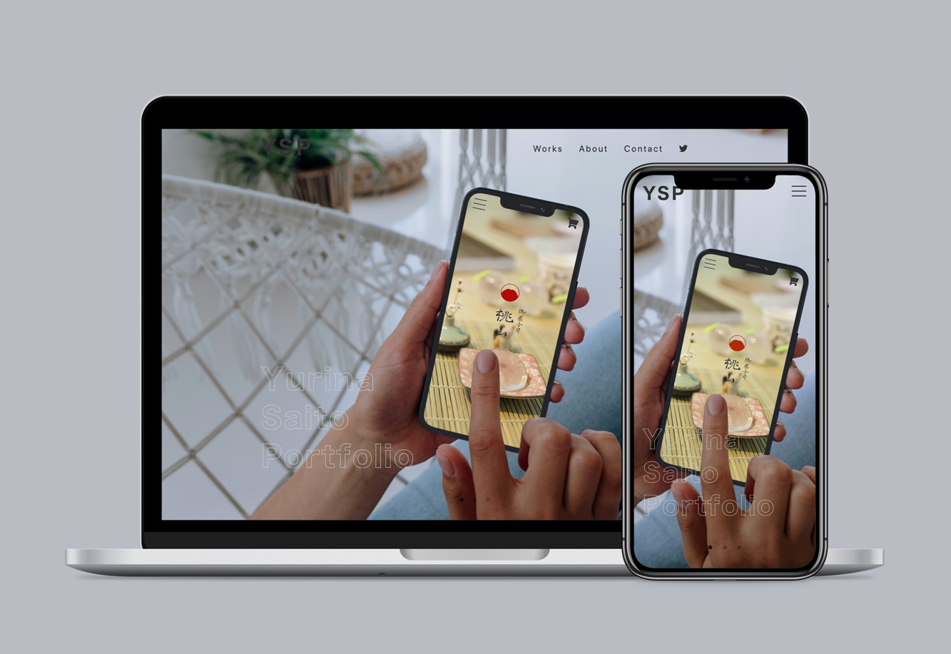 作品３「ポートフォリオサイト」